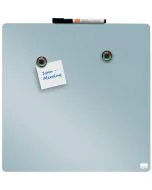 Tableau Mémo Magnétique Carré - Gris - 360 x 360 mm : NOBO image