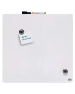 Tableau Mémo Magnétique Carré - Blanc - 360 x 360 mm : NOBO image