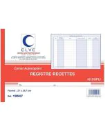 Registre Recettes des Ventes Auto-Entrepreneur Carnet ELVE 19547