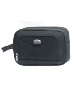 DAVIDT'S 269200-01 : Trousse de toilette en toile -  Noir