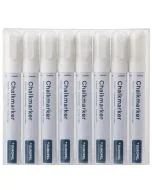 Marqueurs à craie - 6 mm - Blanc : EUROPEL Lot de 8 image