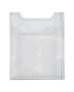 Présentoir mural A5 - 1 compartiment vertical - Cristal : EXACOMPTA image