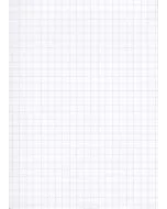 Lot de 100 Fiches Bristol A6 - 105 x 148 mm - Blanc quadrillé ELVE B10513 Papeterie blanc