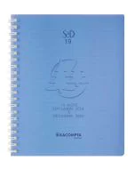 Agenda 2024/2025 Semainier de bureau SAD 19W - 180 x 140 mm EXACOMPTA Bleu
