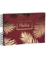 Photo Album photos à spirales - 320 x 220 mm - Rouge EXACOMPTA Palma Image