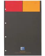 Image OXFORD : Bloc-notes Notepad quadrillé- A4+ - Feuille blanche 100101876