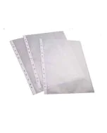 Photo Lot de 10 Pochettes perforées en PP - A4 - Incolore : PRO-Office épaisseur 0,05mm
