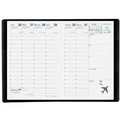 Agenda de poche 2024 - Affaires Equology - 100 x 150 mm - Rouge QUO VADIS