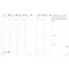 Recharge pour agenda de bureau 2025 - 210 x 270 mm QUO VADIS Président