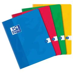 Photo OXFORD : Cahier brochure - 192 pages à petits carreaux 240 x 320 mm Grand format