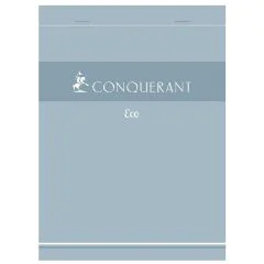 Bloc-Notes A4 à feuilles Quadrillées 210 x 297 mm CONQUERANT SEPT