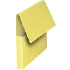 Pochette à documents à Soufflet - 30 mm - Jaune pastel : OXFORD Visuel