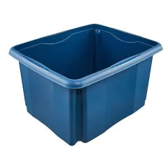 Boîte de rangement Eco-line - 24 litres - Bleu : KEEEPER Emil Eco