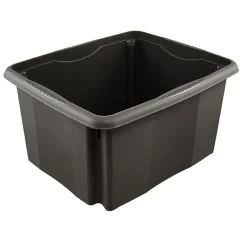 Boîte de rangement Eco-line - 24 litres - Graphite : KEEEPER Emil Eco