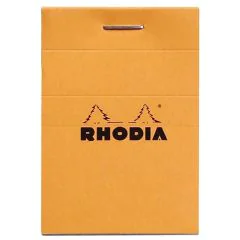 Bloc-Notes quadrillé - 52 x 75 mm A8 : RHODIA N°10 Couverture Orange Visuel
