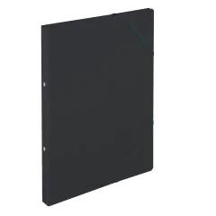 Classeur à 2 anneaux et élastiques Easyorga - Noir HERLITZ modèle