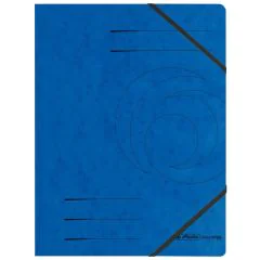 Chemise à élastiques - A4 - Bleu : HERLITZ Easyorga Photo