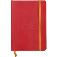 Carnet souple RHODIARAMA - 144 pages lignées A6 - Rouge : RHODIA 117313C
