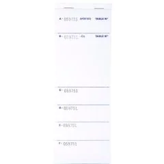 Bloc BRASSERIE Carnet autocopiant Tripli - 260 x 95 mm COGIR 11893
