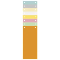 Intercalaires bristol - 240 x 105 mm - Assortiment EXACOMPTA visuel