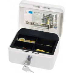 WEDO : Caisse à monnaie Blanche 152 x 115 mm 145 100H
