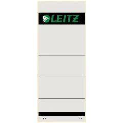 Photo Etiquettes Dos de classeur - 61 x 157 mm - Gris : LEITZ Lot de 10 - 1647-00-85