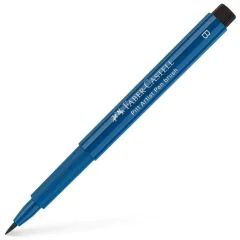 Feutre à encre de chine PITT artist pen - Bleu Indianthrène : FABER CASTELL Visuel