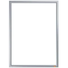 Cadre porte affiche en aluminium - 339 x 463 mm - A3 - Argent : NOBO image