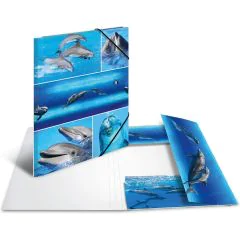 Chemise à rabats - Motif Dauphins - A4 : HERMA Image