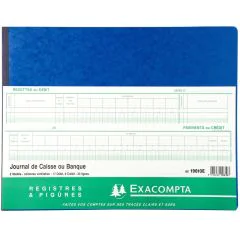 Journal de caisse ou de banque EXACOMPTA 19610E
