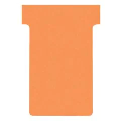 Fiches T - Indice 2 / 60 mm - Orange : NOBO Lot de 100 Visuel
