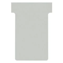 Fiches T - Indice 2 / 60 mm - Gris : NOBO Lot de 100 Modèle