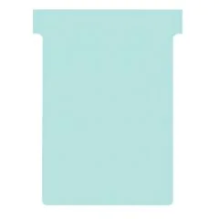 Photo Fiches T - Indice 3 / 92 mm - Bleu : NOBO Lot de 100  réf. 2003006
