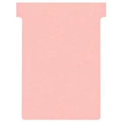 Photo Fiches T - Indice 3 / 92 mm - Rose : NOBO Lot de 100 réf. 2003008