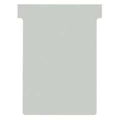 Photo Fiches T - Indice 3 / 92 mm - Gris : NOBO Lot de 100  réf. 2003010