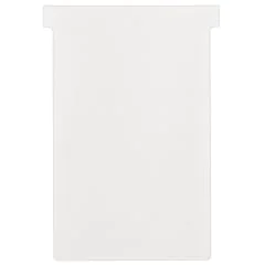 Fiches T - Indice 4 / 124 mm - Blanc : NOBO Lot de 100 Visuel