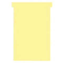 Fiches T - Indice 4 / 124 mm - Jaune : NOBO Lot de 100 visuel