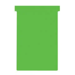 Photo Fiches T - Indice 4 / 124 mm - Vert : NOBO Lot de 100  réf. 2004005 