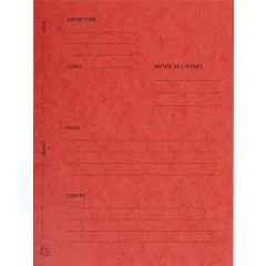 Modele Dossier de plaidoirie Avocat Exacompta - Rouge Avocat Exacompta 220105E
