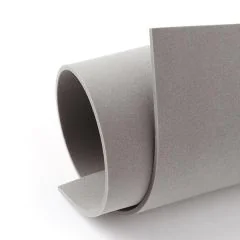 Caoutchouc Mousse - Gris clair - 200 x 290 mm : FOLIA Lot de 10 Visuel
