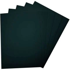 Caoutchouc Mousse - Noir - 200 x 290 mm : FOLIA Lot de 10 Modèle