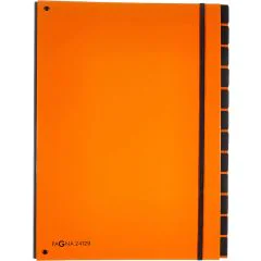 Photo 24129-09 Pagna : Trieur à soufflets 12 compartiments - Orange
