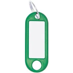 Lot de 10 Porte-clés - Vert : WEDO Visuel 