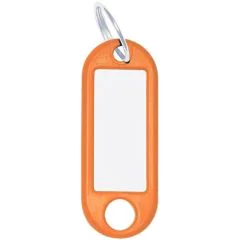 Lot de 10 Porte-clés - Orange : WEDO Visuel