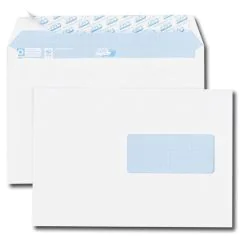 Enveloppes avec fenêtre - 162 x 229 mm : GPV Office Lot de 500 Visuel