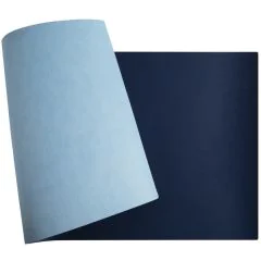 Sous-mains Bicolore - 430 x 900 mm - Marine/Ciel : EXACOMPTA Home Office image