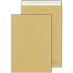 Pochettes sans fenêtre 90 g - 229 x 324 mm - Marron - C4 : MAIL MEDIA Lot de 250 Visuel