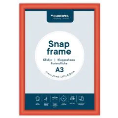 Cadre Porte affiche - A3 - Rouge : EUROPEL image
