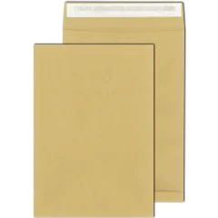 Pochettes d'expédition sans fenêtre - 176 x 250 mm - 90 g - Kraft : MAIL MEDIA Lot de 500 Visuel