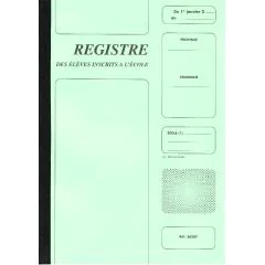 ELVE cahiers des élèves inscrits à l'école 36287